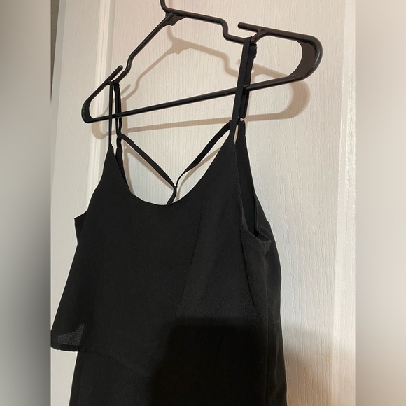 Abercrombie & Fitch Flowy Mini Spaghetti Strap Fancy Back Dress Size Small - Picture 4 of 9